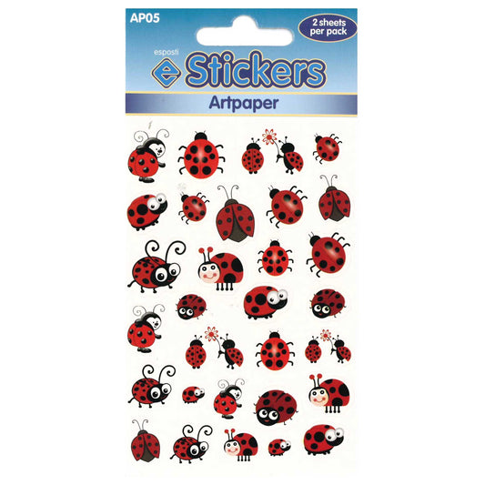 Comic Ladybirds Stickers - AP05
