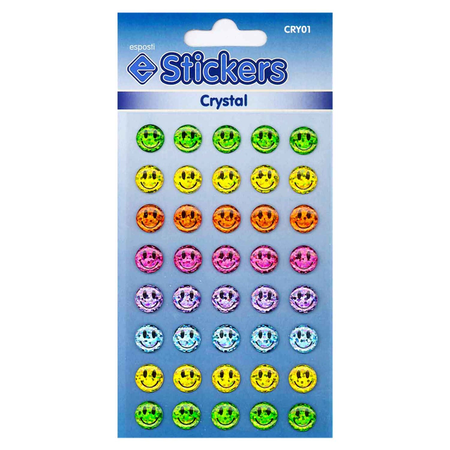 Crystal Smileys Stickers - CRY01