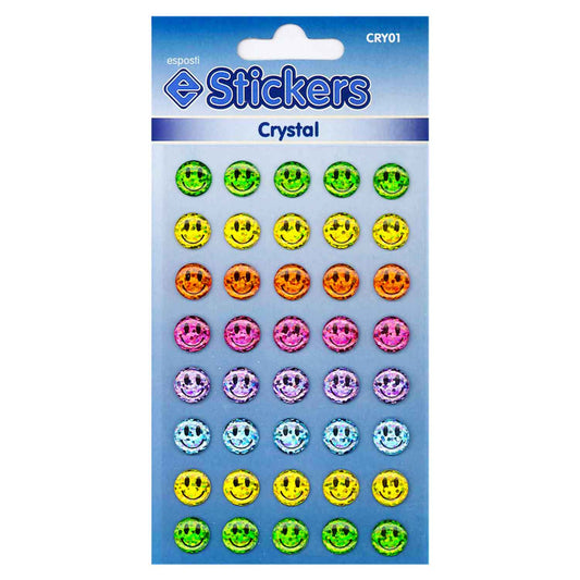 Crystal Smileys Stickers - CRY01