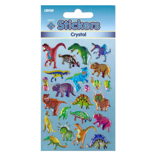 Crystal Dinosaurs Stickers - CRY09