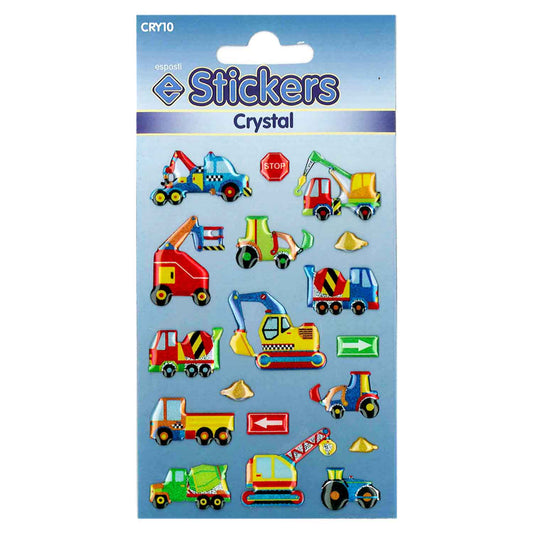 Crystal Construction Stickers - CRY10