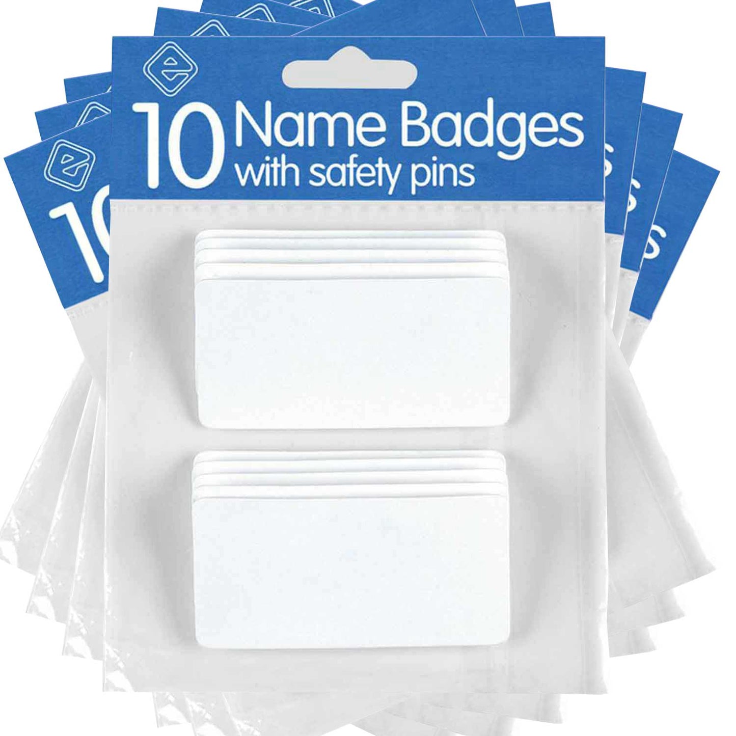 Name Badges With Pins (10s) - EL115