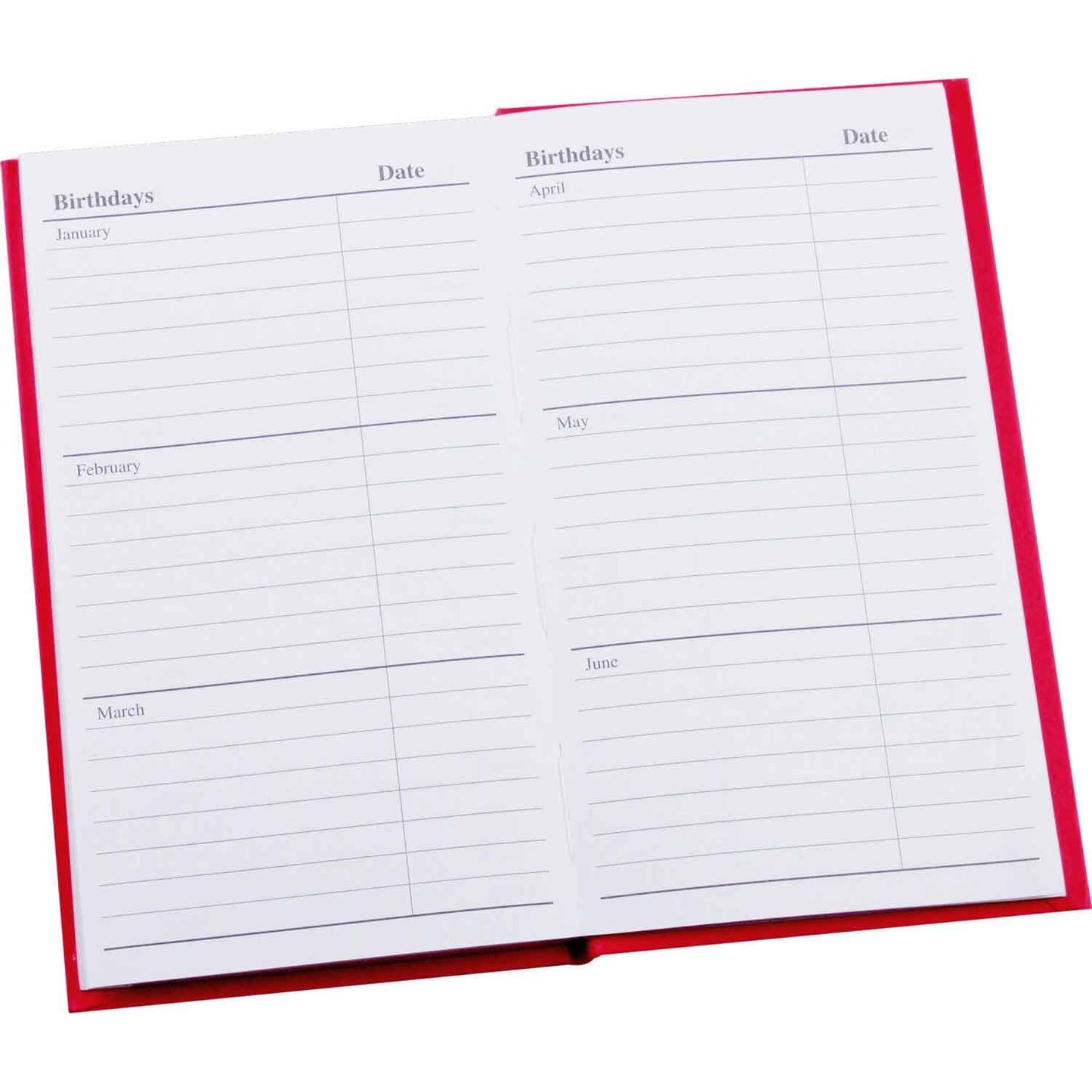 Slim Address Book - Pink & Sage Green - EL31