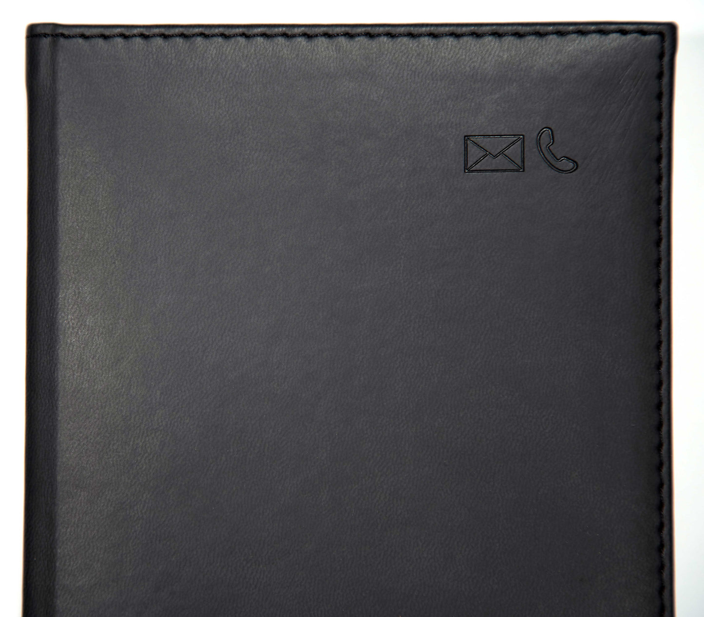 Adressbuch groß schwarz PU - EL327