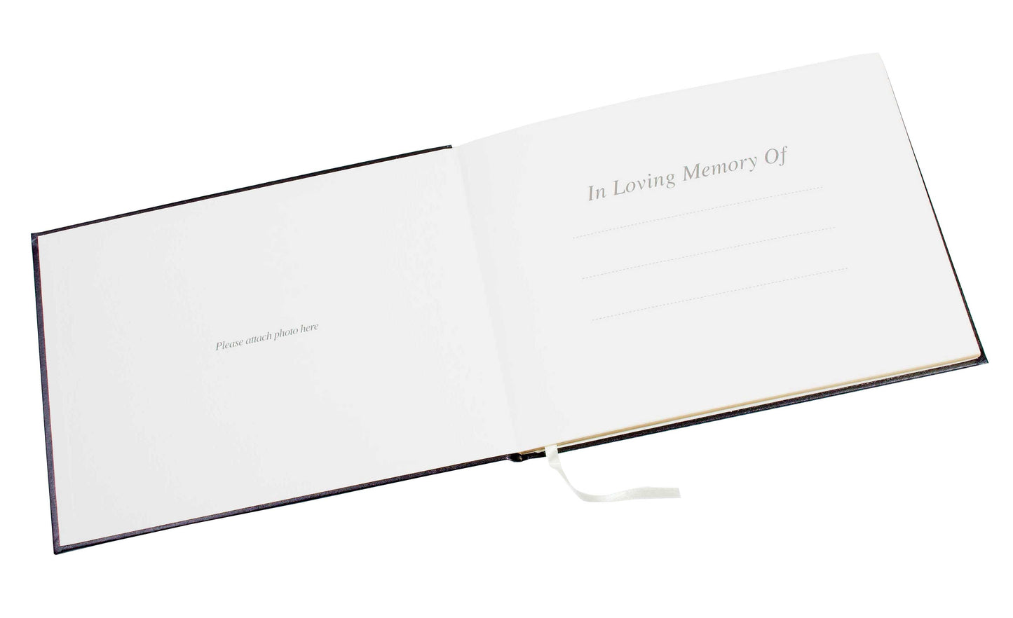 Condolence Book Black Boxed - EL45