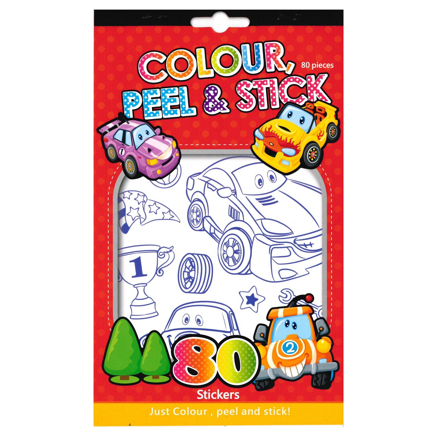 Colour Peel And Sticker Book - EL5008