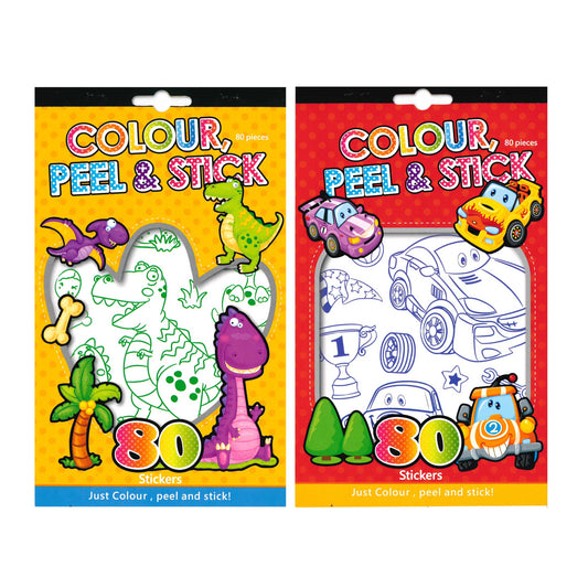 Colour Peel And Sticker Book - EL5008