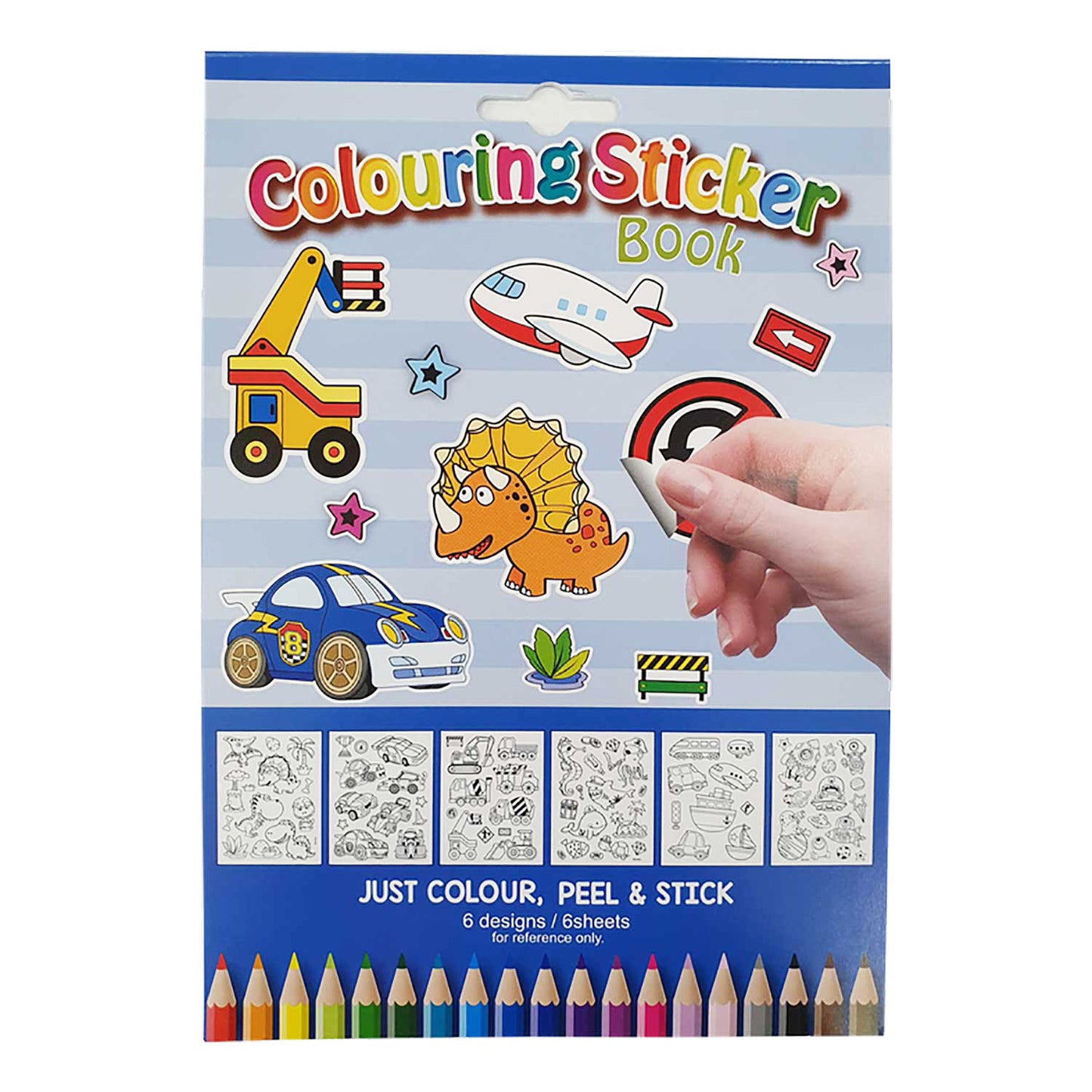 Colouring Sticker Book Assortment - EL5030