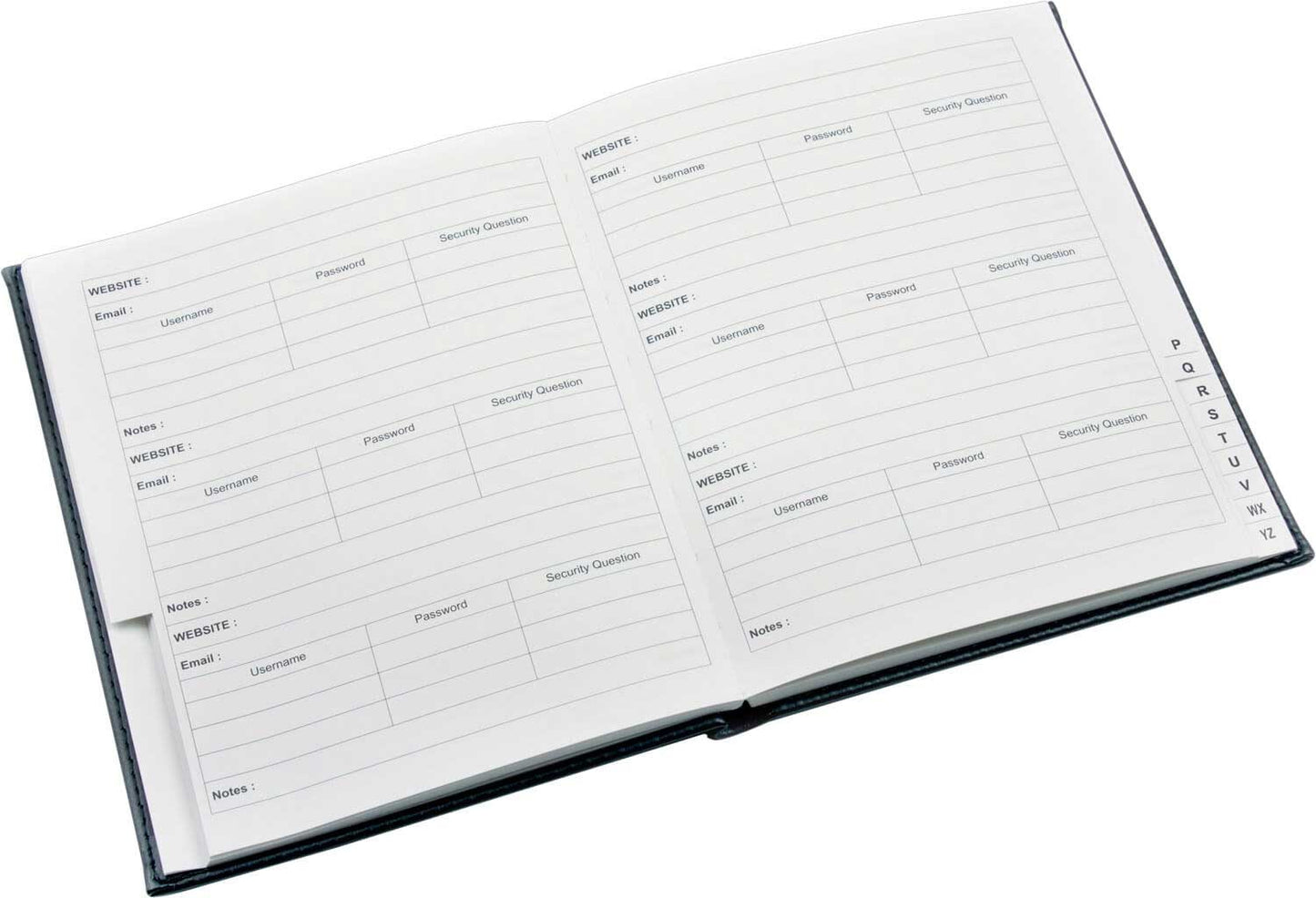 Internet Password Book Red - EL70R