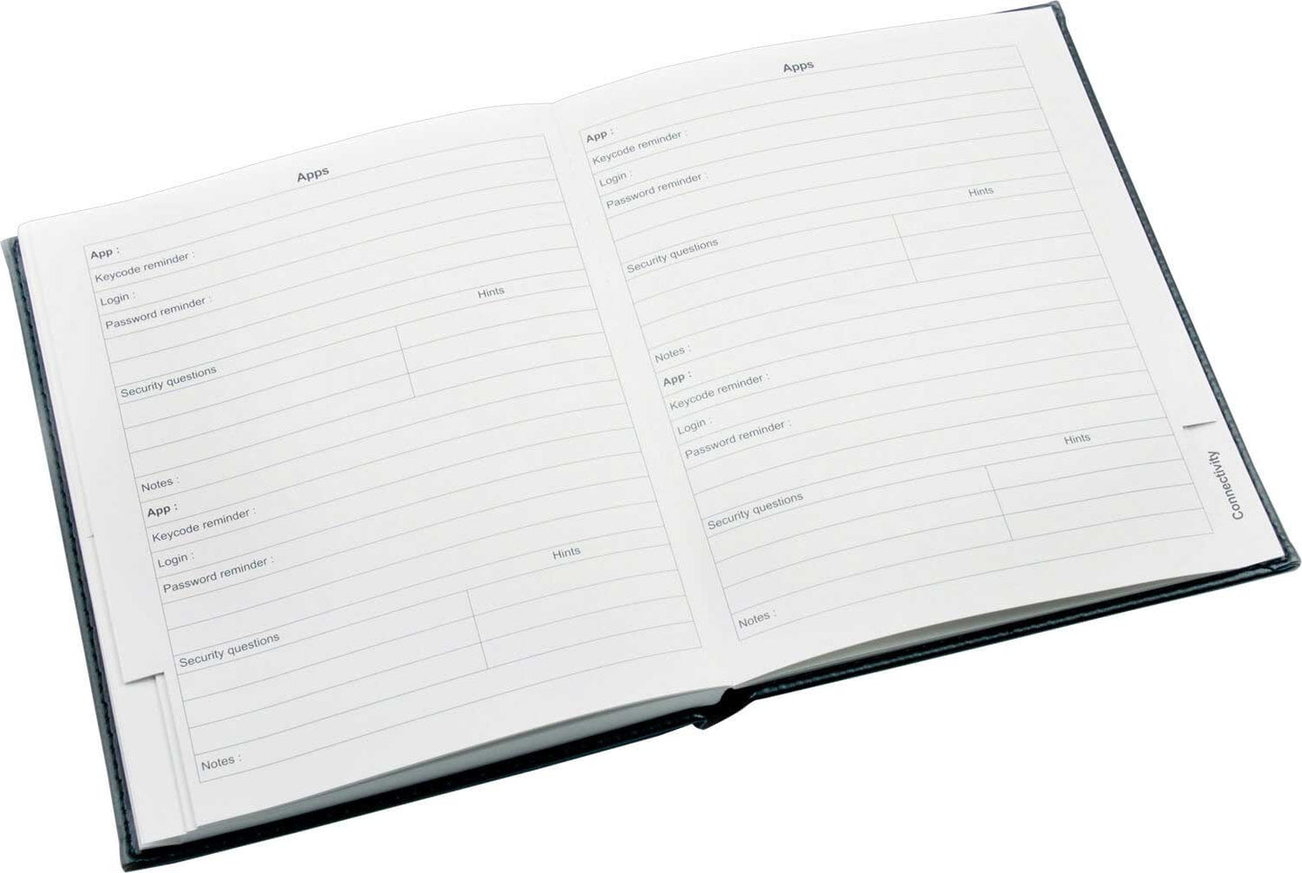 Internet Password Book Red - EL70R