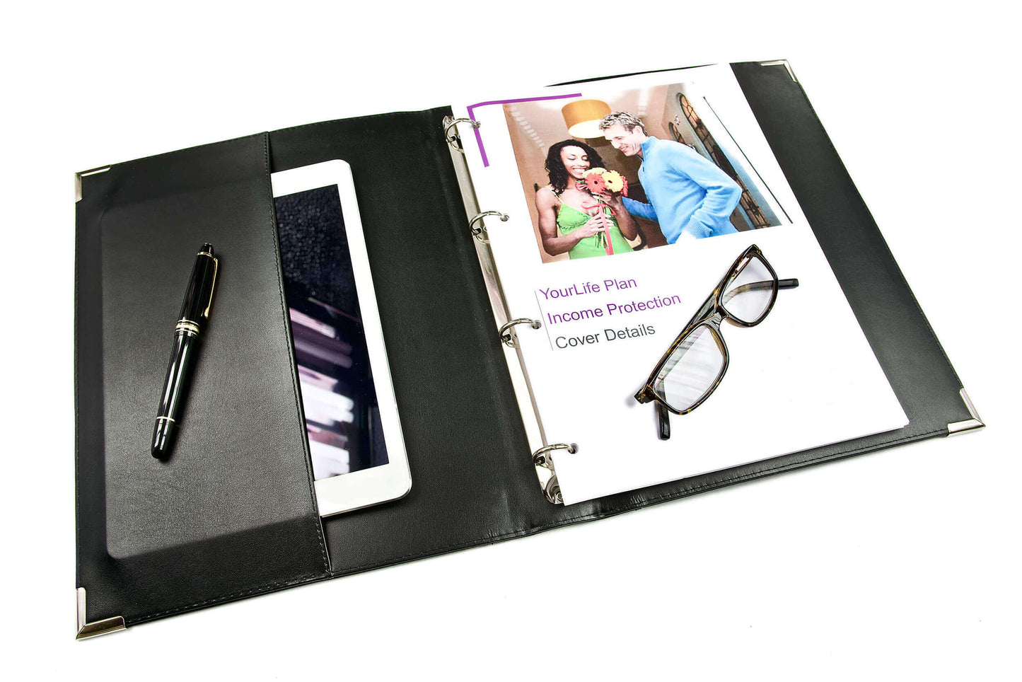 Executive-Ringbinder aus Leder – EL765L