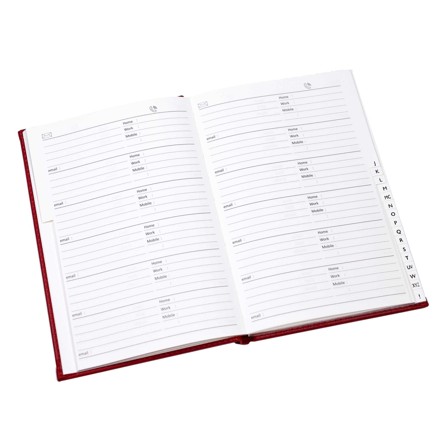 Address Book Soft Cover PU Large - EL8