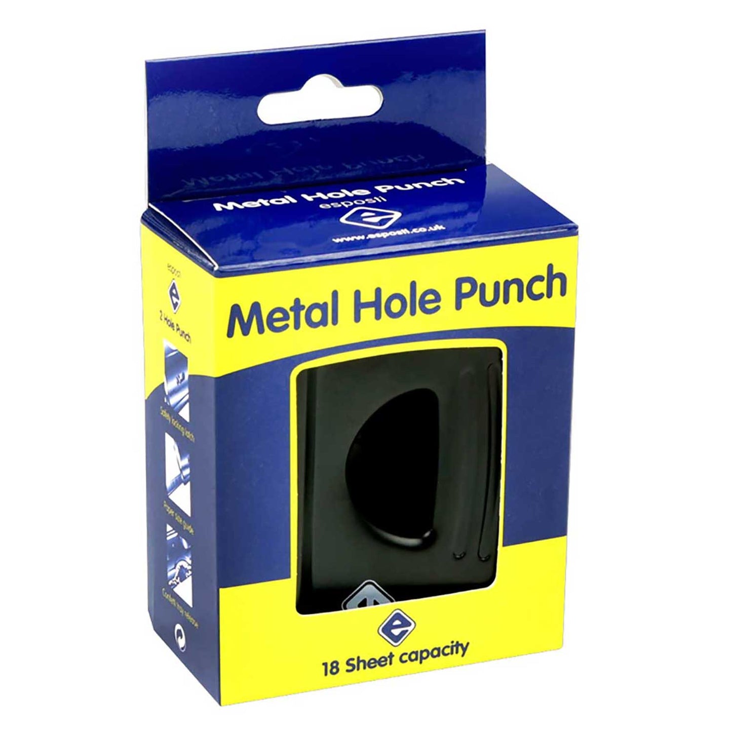 Black Metal 2-Hole Punch - EL922