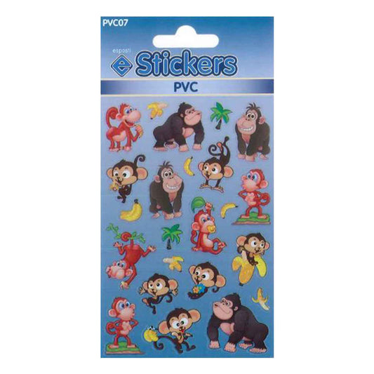 PVC Monkeys & Gorillas Stickers - PVC07