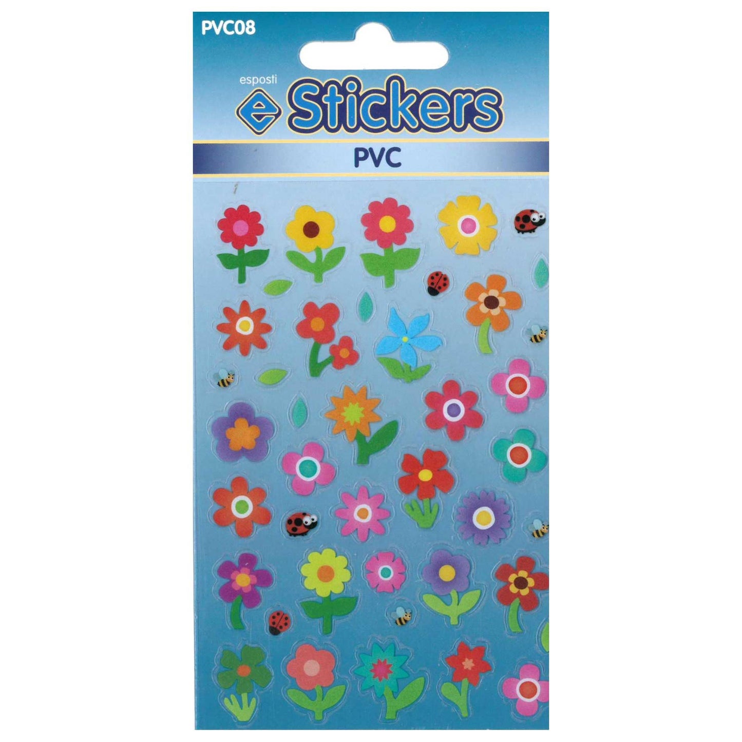 Esposti PVC Flowers Stickers - PVC08 - Pack of 10