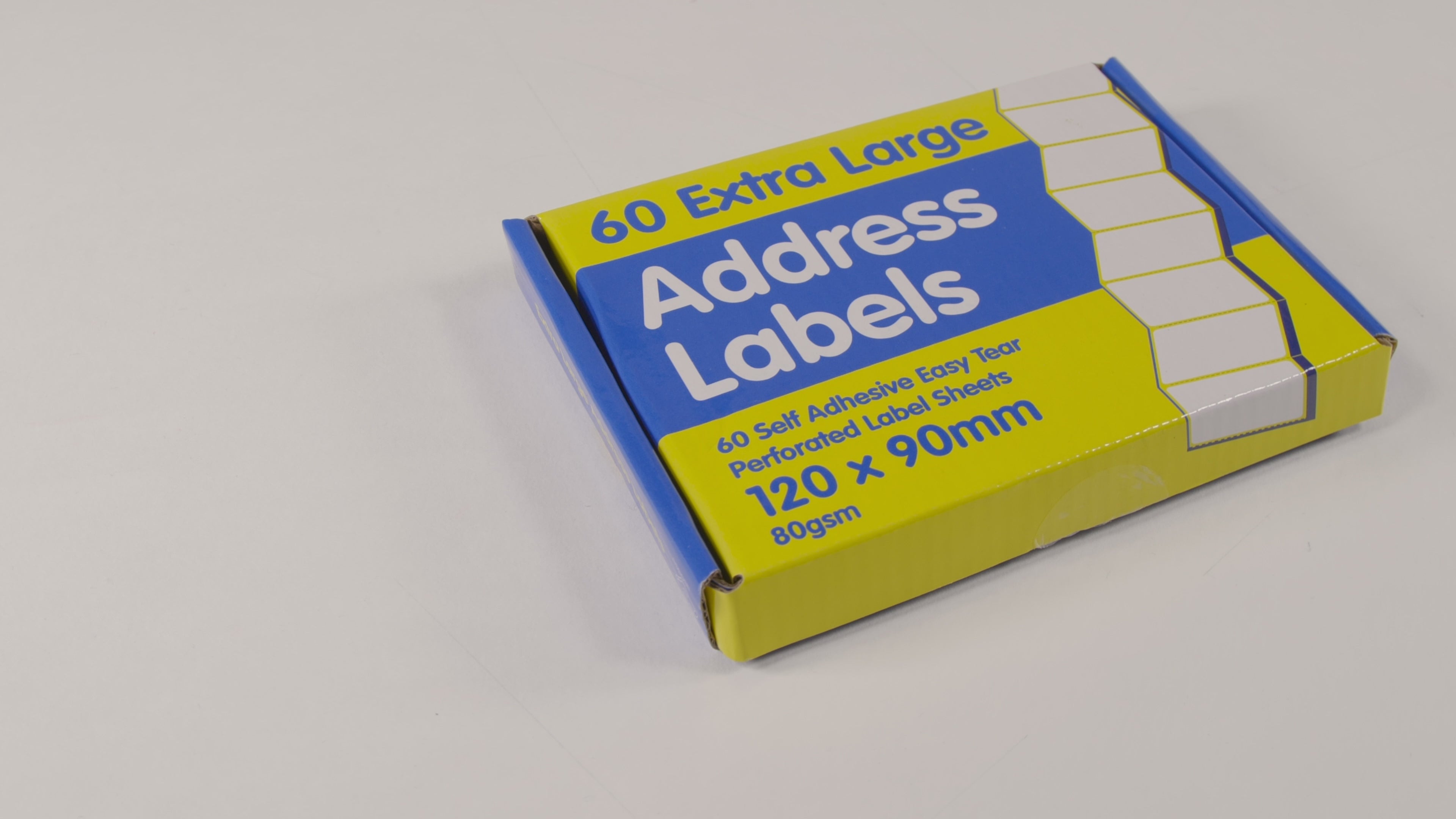 Load video: 60 Extra Large Address Labels