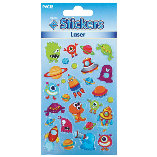 PVC Space & Aliens Stickers - PVC12 1