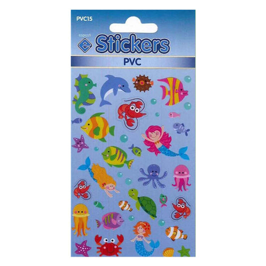 PVC Mermaid Marine Stickers - PVC15 1