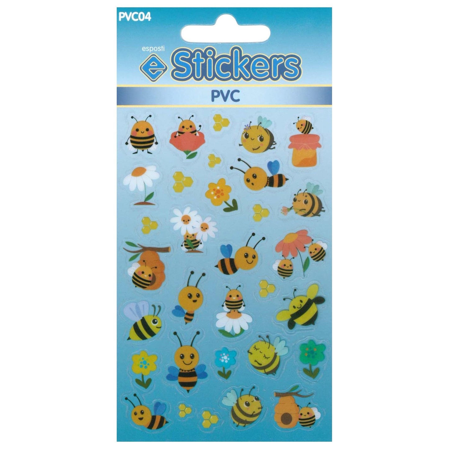 Esposti PVC Bees Stickers - PVC04 - Pack of 10