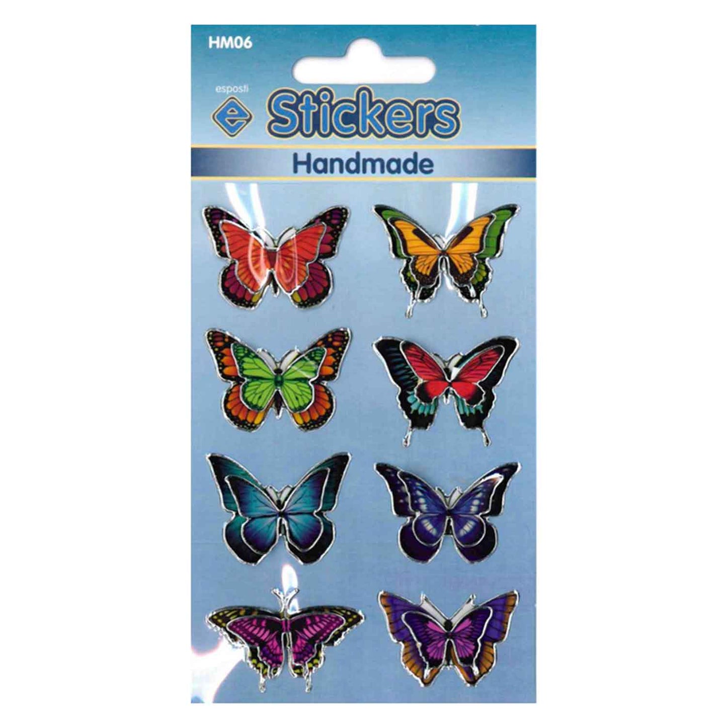 Handgemachte Sticker Schmetterling Sticker - HM06