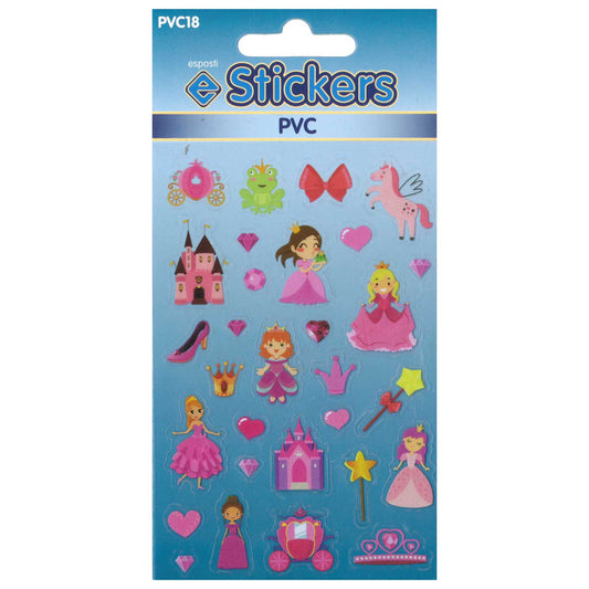 PVC Princess Stickers - PVC18 1