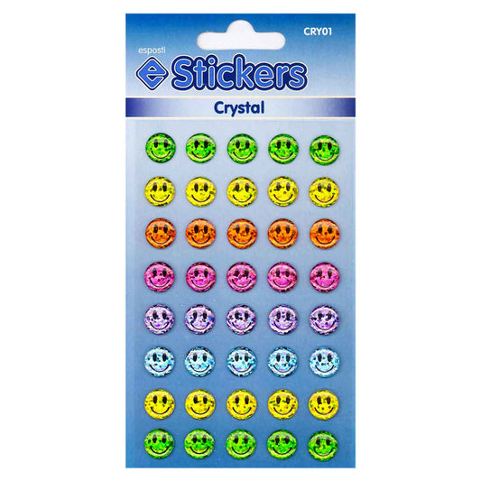 Crystal Smileys Stickers - CRY01 1