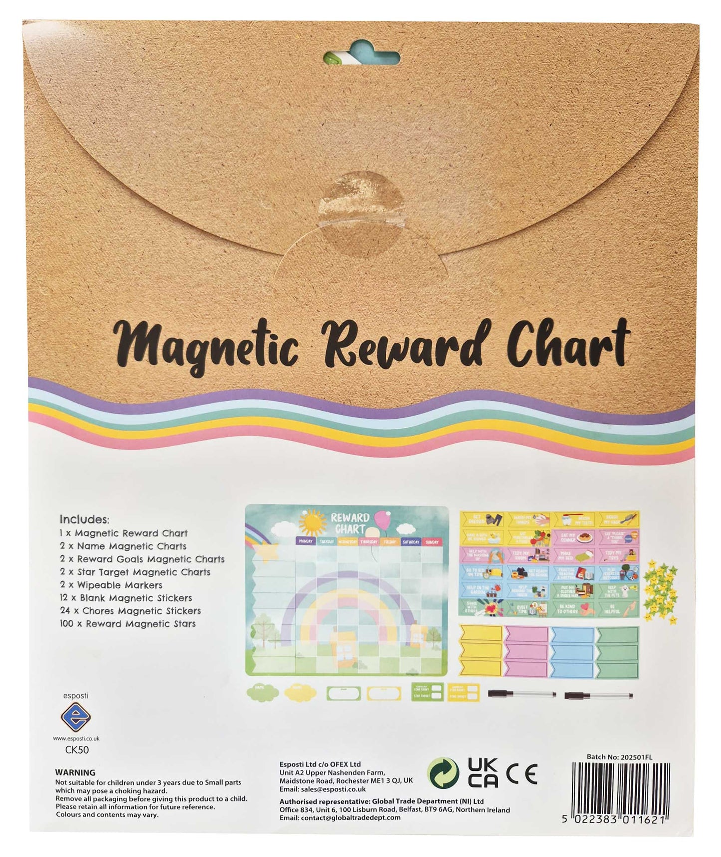 Magnetic Reward Chart - CK50