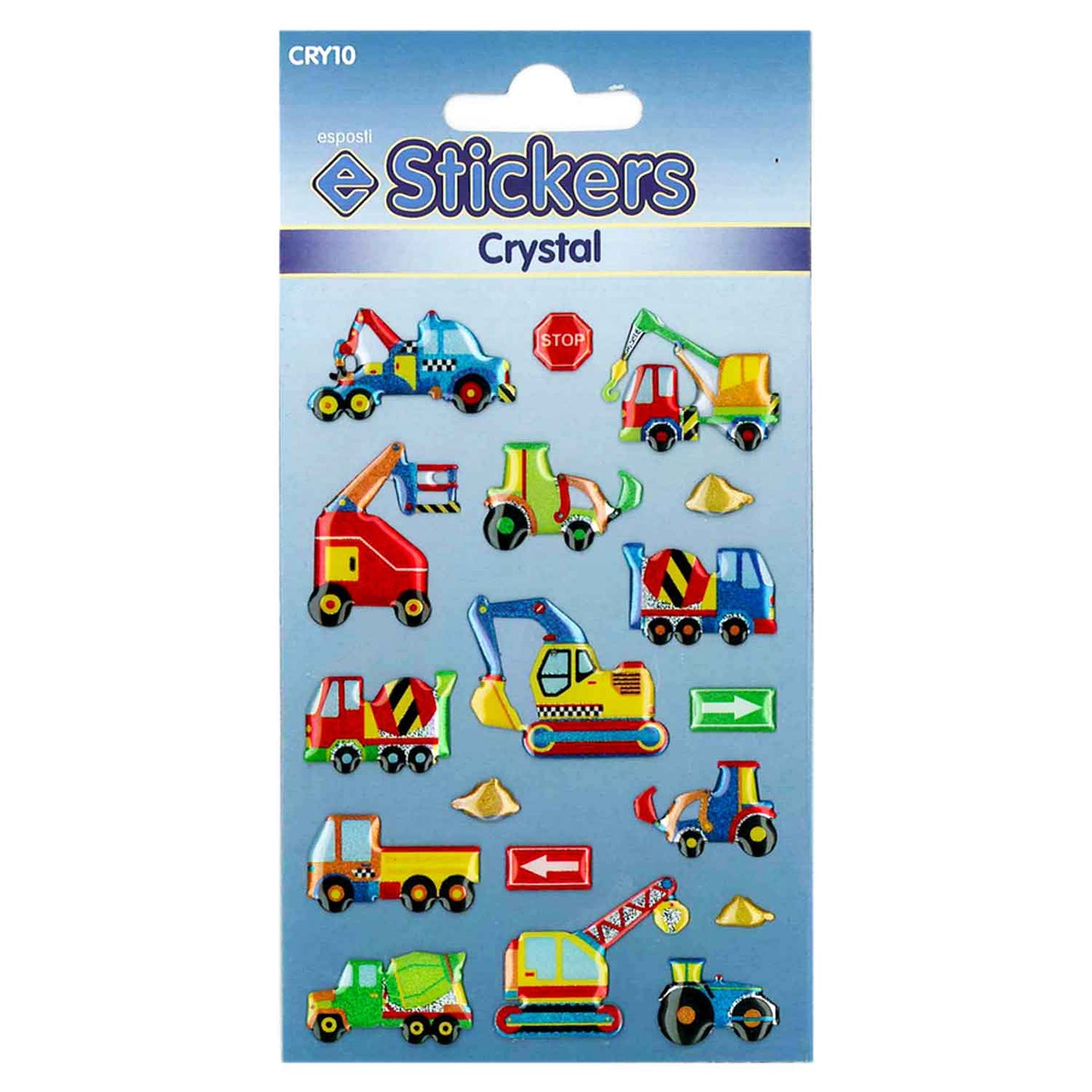 Crystal Construction Stickers - CRY10