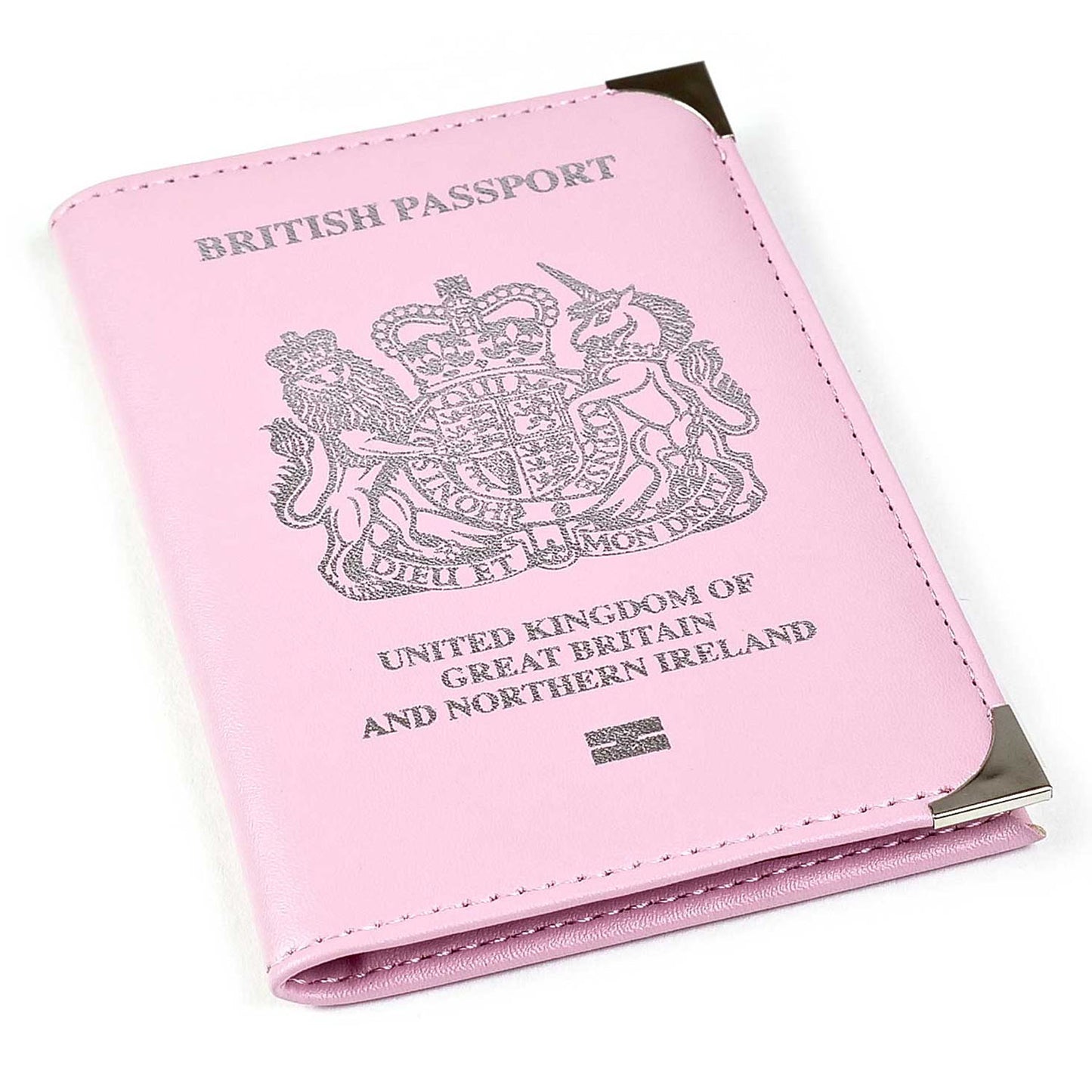 Portapassaporto con stemma rosa - EL114P