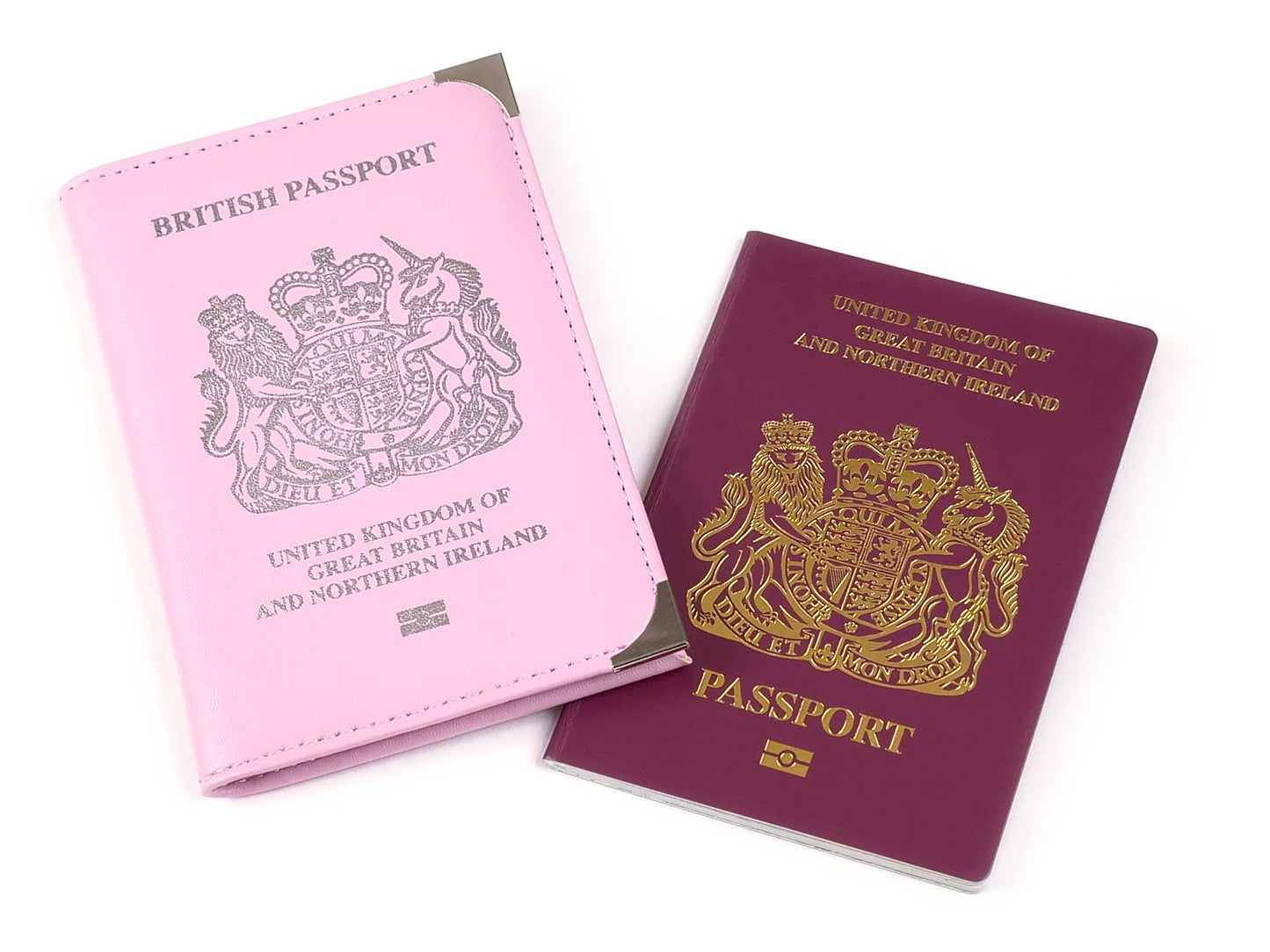 Portapassaporto con stemma rosa - EL114P