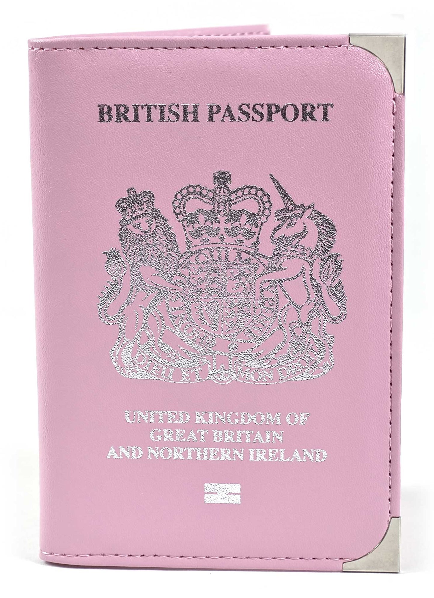 Portapassaporto con stemma rosa - EL114P