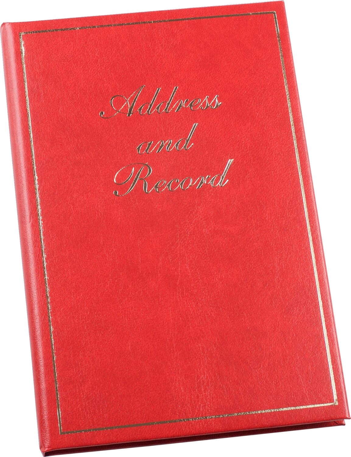 Address & Record Books Large Gold Border - EL13