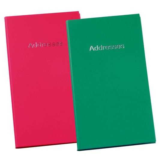 Slim Address Book - Pink & Sage Green - EL31