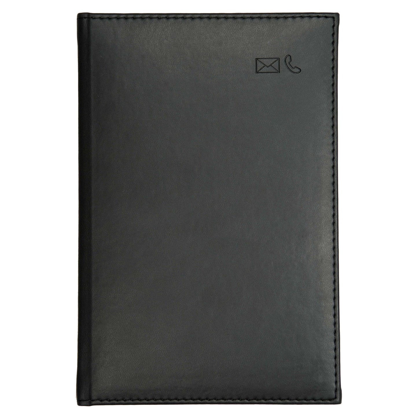 Address Book Large Black PU - EL327