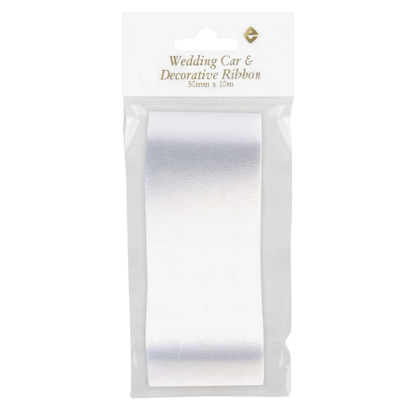 Nastro da sposa 50mm x 10m Bianco - EL600
