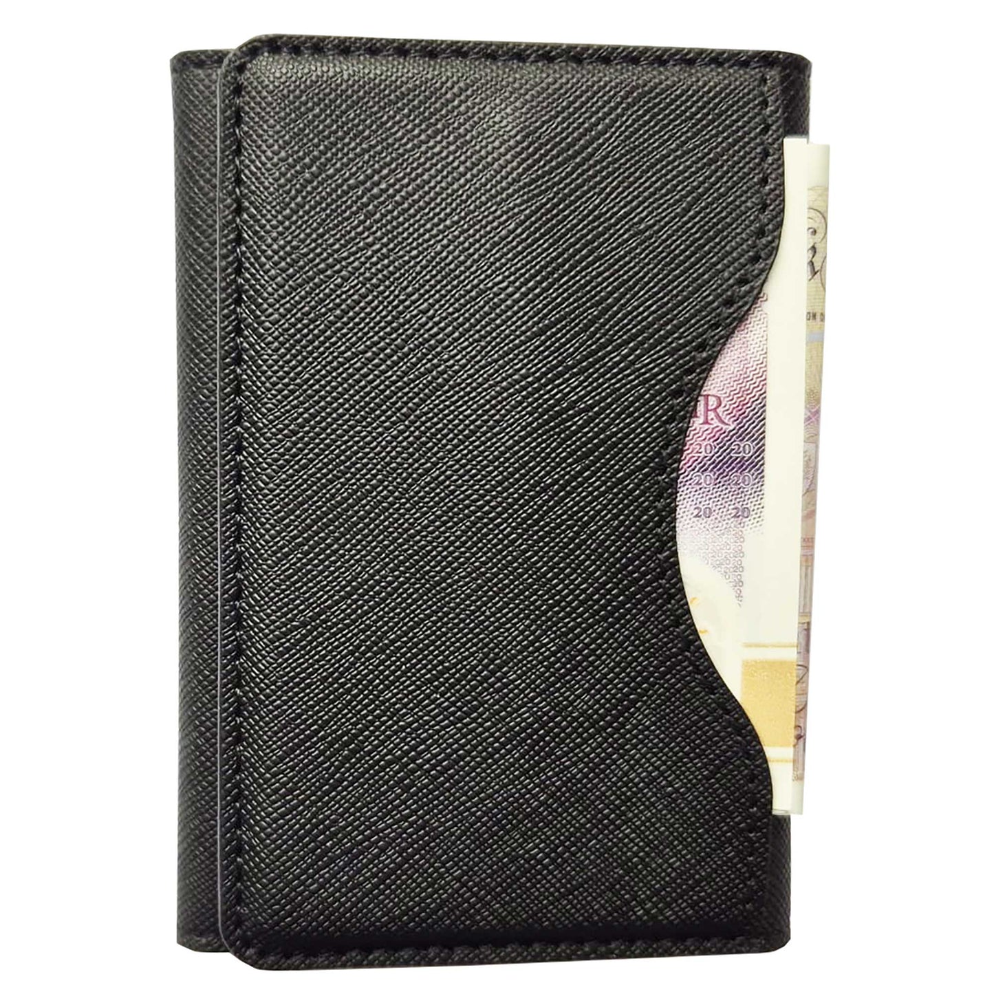 Esposti Credit Card Wallet | RFID Safe | Grained PU Leather Material | Magnetic Closure - EL786-12