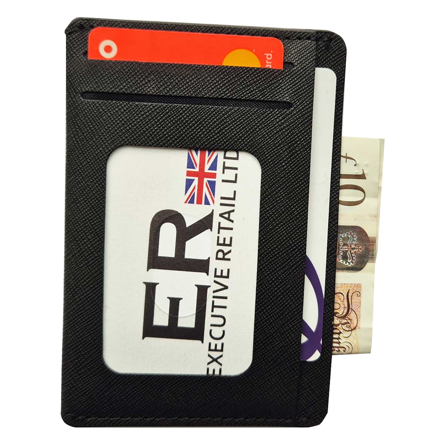 Esposti Slim Credit Card Wallet | RFID Safe | 4 Card Slots | ID Slot | Notes Pocket | EL787-12