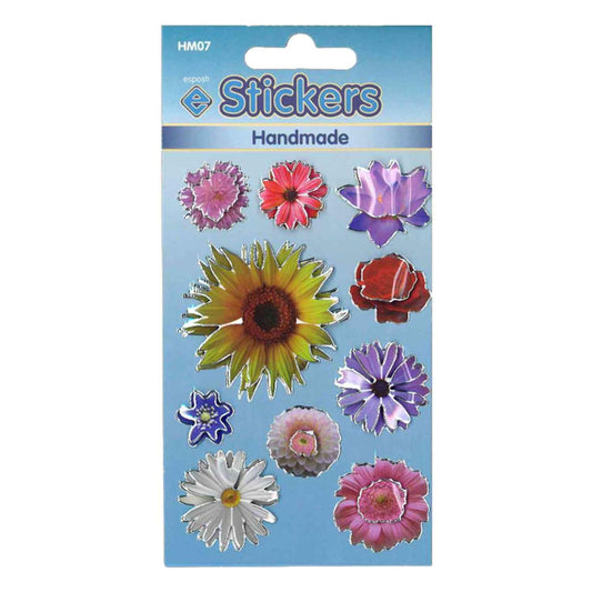 Esposti Handmade Stickers Flowers Stickers - HM07 - Pack of 10